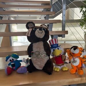Olympic Mascot Plush Toy Set